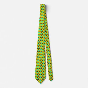 Green Triangle Pattern Tie