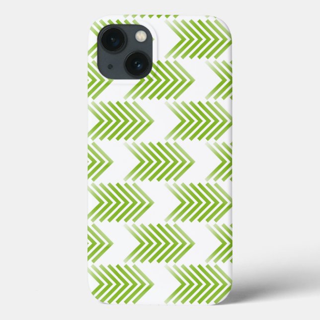 Green Tribal Arrow Pattern Case-Mate iPhone Case (Back)