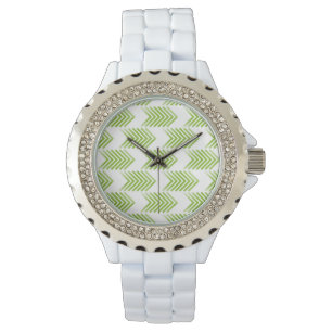 Green Tribal Arrow Pattern Watch