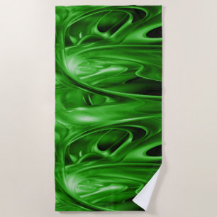 Green Trip Beach Towel