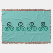 Green Triskele Ancient Celtic Symbol Mint