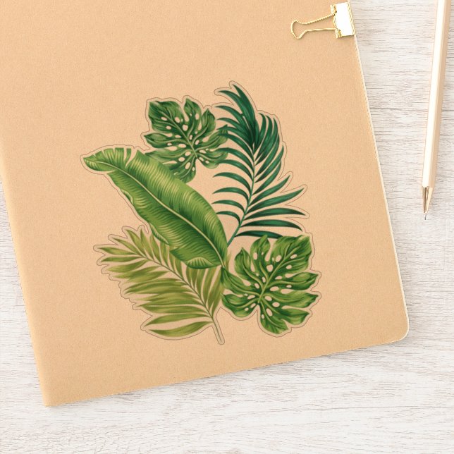 Green Tropical Leaves (Notebook)