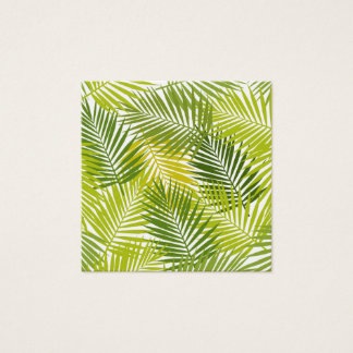 Green tropical palm leaves pattern