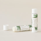 Green Tropical Palm Tree Leaf Thank You Lip Balm