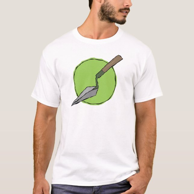 Green Trowel - Archaeologist's Toolkit T-Shirt (Front)