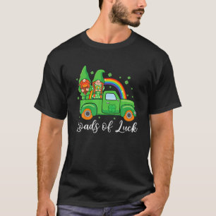 Green Truck Rainbow Loads Of Luck Gnome St Patrick T-Shirt