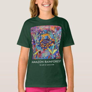 Green tshirt John Dyer Amazon Rainforest Painting