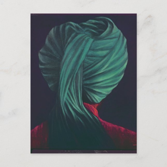 Green Turban Postcard (Front)