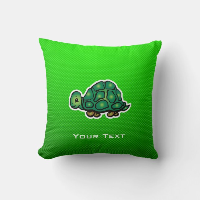 Green Turtle Cushion (Front)