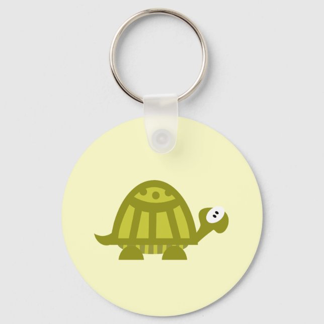 Green Turtle Key Ring (Front)