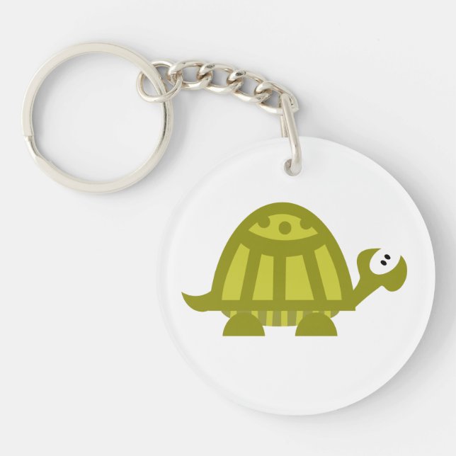 Green Turtle Key Ring (Front)