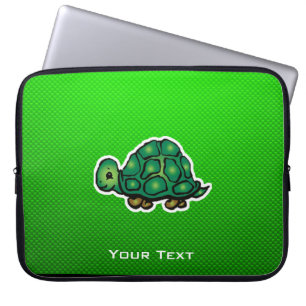Green Turtle Laptop Sleeve