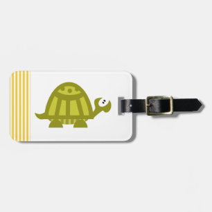 Green Turtle Luggage Tag