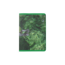 Green Turtle Passport Cover