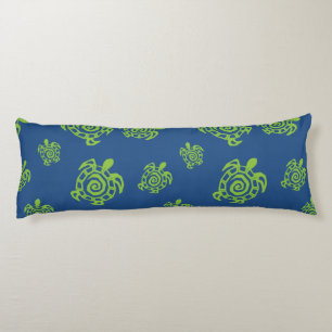 Green Turtle Pattern Body Cushion