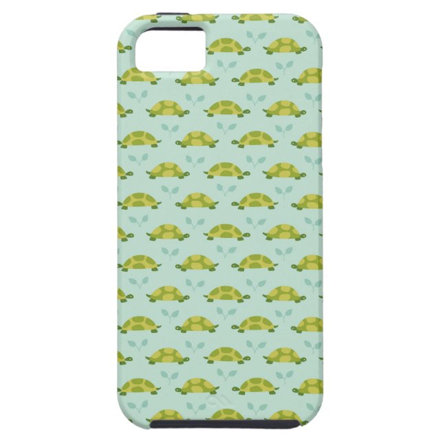 green turtle pattern Case-Mate iPhone case (Back)