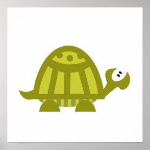 Green Turtle Poster