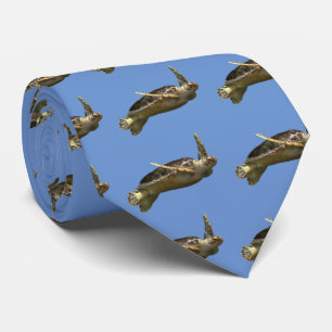 Green turtle tie