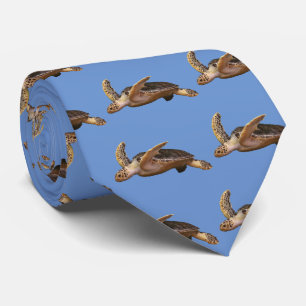 Green turtle tie