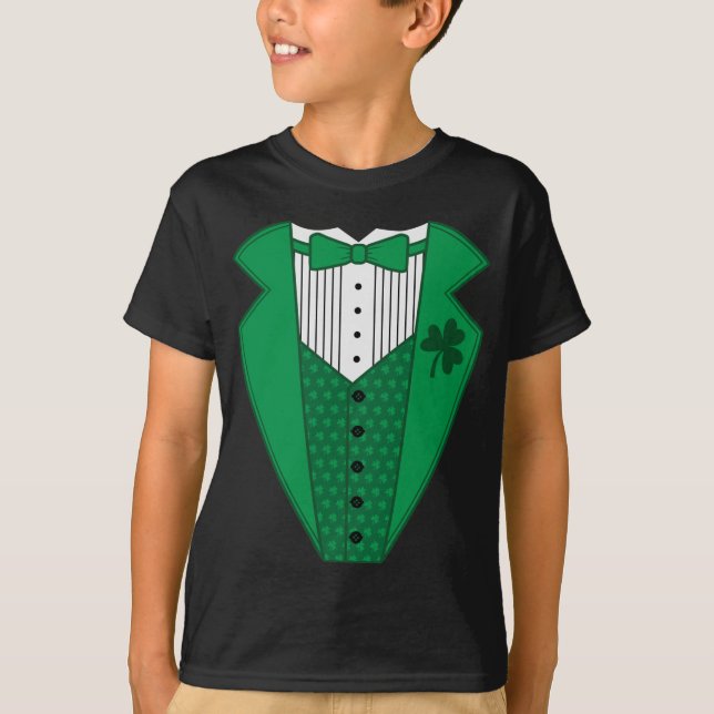 Green Tuxedo T-Shirt (Front)