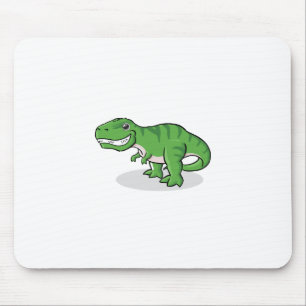 Green Tyrannosaurus Rex (T-Rex) Dinosaur Mouse Mat
