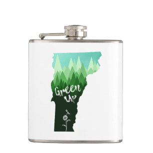 Green Up Vermont Hip Flask
