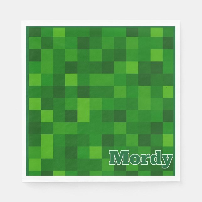 Green upsherin napkin (Front)