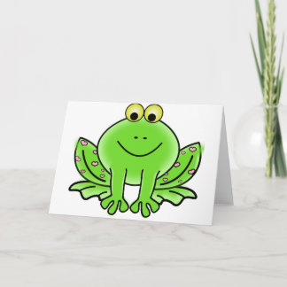 Green_Valentine_Frog_with_pink_hearts.png Holiday Card