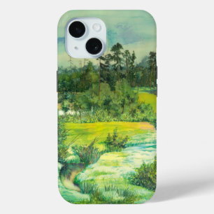green valley iPhone 15 case