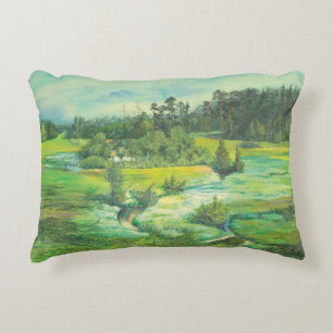 green valley decorative cushion