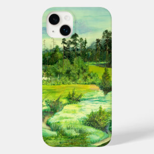 green valley painting Watercolor Case-Mate iPhone 14 Plus Case