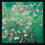 Green Van Gogh Almond Blossoms Poster<br><div class="desc">Almond Blossoms by Vincent Van Gogh
colour alteration copyright 2sweet4wordsDesigns/ PureVintage Love

Get the beauty of Van Gogh's beloved Almond Blossom in the colours that match your home. 

vincent van gogh,  van gogh,  almond blossoms,  flowers,  floral,  pretty,  beautiful, </div>