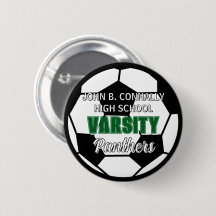 Green Varsity Soccer Custom High School Spirit
