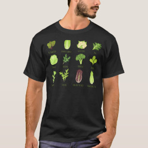 Green Vegetables Cute Healthy Salad Food Love Vegg T-Shirt