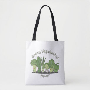 Green Vegetables Power Tote Bag