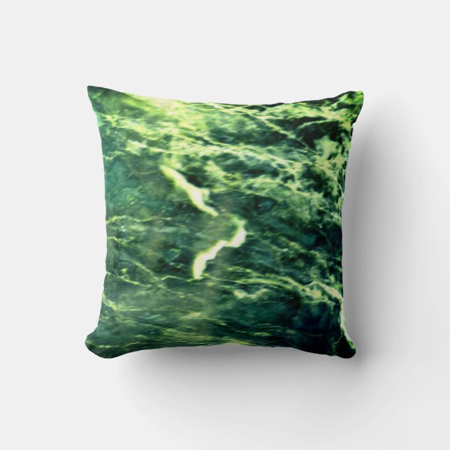 Green Verde Alpi Marble Cushion (Front)
