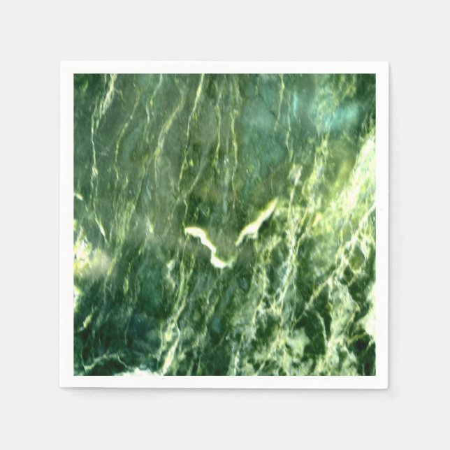 Green Verde Alpi Marble Napkin (Front)