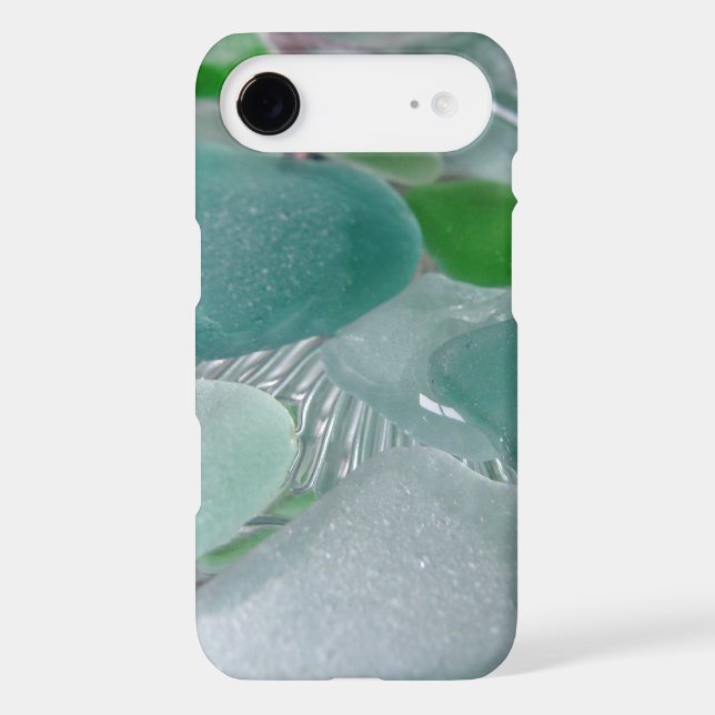 Green Vibrations Green Sea Glass Case-Mate iPhone Case (Back)