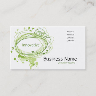 Green Vines Business Card