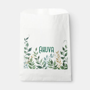 Green vines party Favour Bags