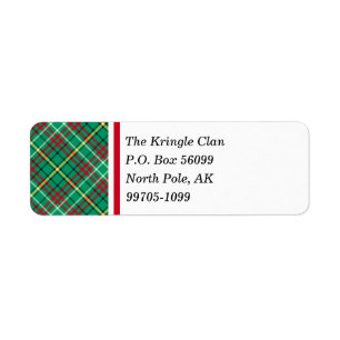 Green Vintage Christmas Plaid