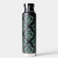 Green vintage floral damasks pattern