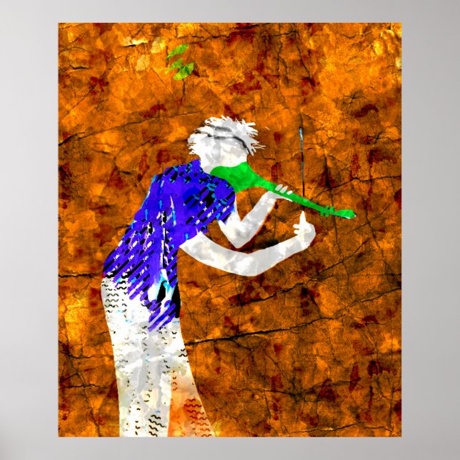 Green Violin Poster (Front)