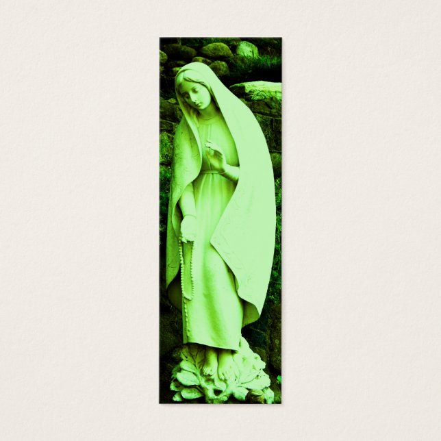 Green Virgin Mary BOOKMARK (Front)