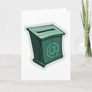 Green Voting Box Card