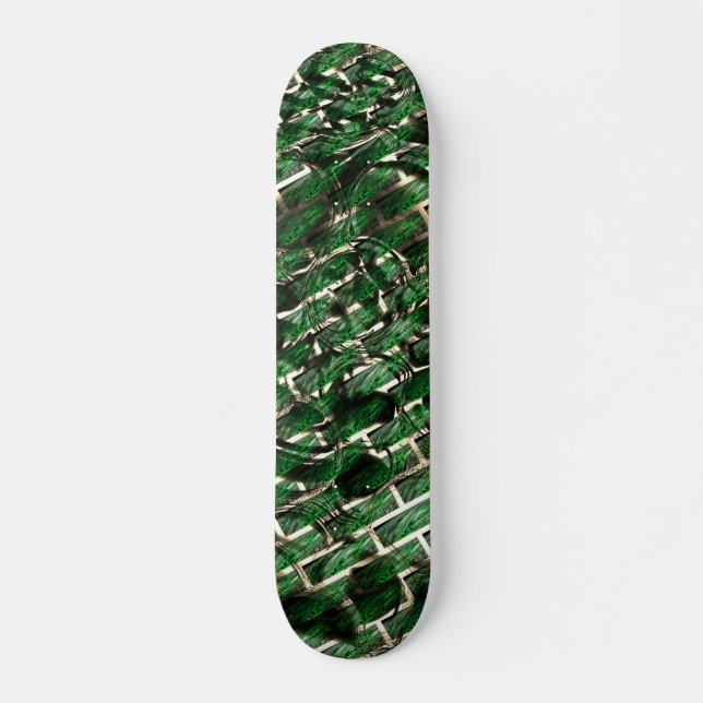 Green wall effect and darkest bubbles? skateboard (Front)