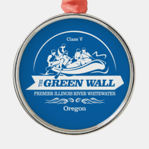 Green Wall (rafting 2) Metal Tree Decoration