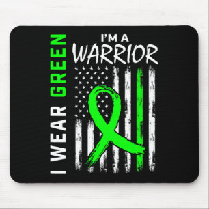 Green Warrior Kidney Disease Cerebral Palsy Awaren Mouse Mat