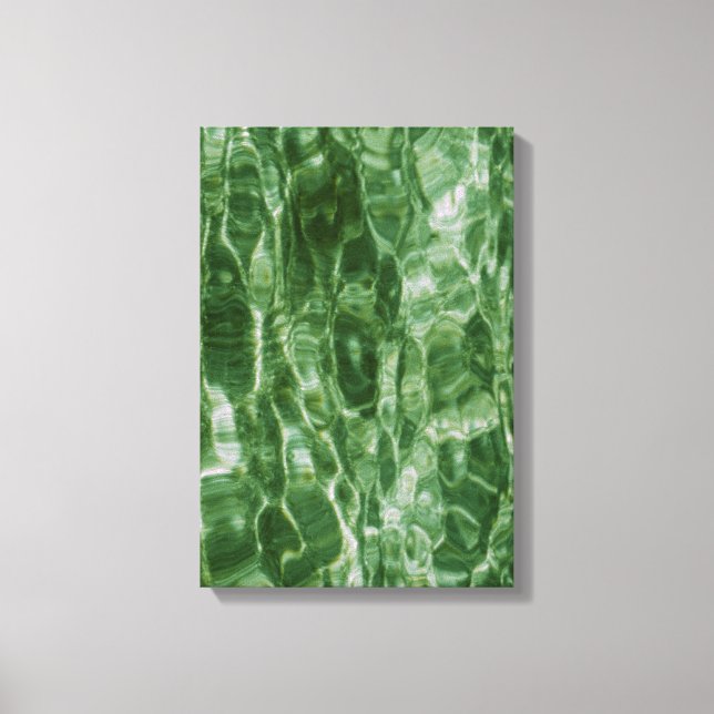 Green Water Canvas Print (Front)