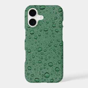 Green water droplets